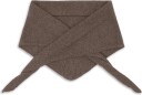 SUI AVA Small Triangle Scarf   Brown   25X 80CM