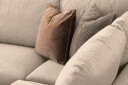 Trend 4 seters Venstrevendt L formet Divansofa i Stoff   Beige