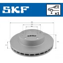 Bremseskive SKF VKBD 80288 V1