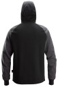 Snickers Workwear 2842-0458 Hettegenser svart/grå halv glidelås Svart/Grå Klær
