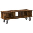  TV benk Røkt eik 100 x 35 x 35 cm Konstruert tre