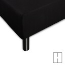 Nordstrand Home Splittlaken - 160x200x40 cm - Svart stretchlaken - 100% Bomull -