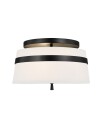 Cordtlandt Small Semi Flush Mount Aged Iron