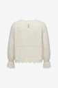 Only Carmakoma Carzenna Blondebluse L/S O-Neck Top i Hvit for Damer