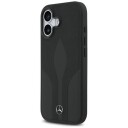 Mercedes Leather The Move MagSafe Mobildeksel til iPhone 17 - Svart
