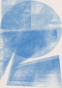 Azure Geometry Plakat Plakat / 21x30cm