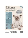 Teddy basse hvit brun hekle kit
