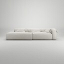 Decotique Grand 3 Seter Sofa åpen ende Venstre Moon White