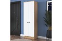 Hooda Garderobeskap 59,8x182,8 cm Brun/Hvit - Hanah Home