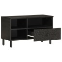  TV-benk svart 80x33x46 cm heltre mango 8720845422547