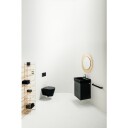Laufen Kartell Compact Vegghengt toalett 49x37 cm, rimless, Sort