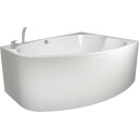 Westerbergs Badekar Norden 160L Duo Venstre Akryl Hvit 1570x1150mm