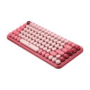 Logitech POP Keys Wireless Mechanical Keyboard With Emoji Keys - Heartbreaker Rose - Tastatur - Nordisk - Rød