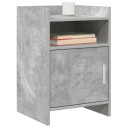  Nattbord 2 pcs Betonggrå 40 x 36 x 60 cm Konstruert tre