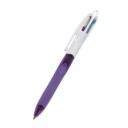 Kulepenn BIC 4 Colour Grip Fashion, 12 stk.