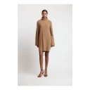 Lauren Ralph Lauren Wool Cashmere Turtleneck Dress   LAUREN CAMEL   S