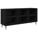  TV skap Svart Eik 103,5 x 30 x 50 cm Konstruert tre