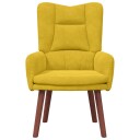  Avslappende stol Gul 63 x 67 x 94 cm Fløyel