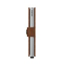 Secrid  Miniwallet lommebok m/kortholder cognac/sølv