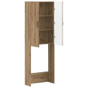 vidaXL Toalett skap HAARLEM Artisan eik 66 x 25,5 x 190 cm