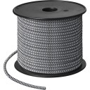 Nielsen Light 50m Stoffledning Hvit/Svart Zigzag