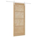 vidaXL Skyvedør med hardware sett 86x211 cm solid furutre