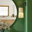 MARKET SET   Formentera vegglampe brun høyde 47 cm fibre