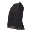 Kaos Dame Topper Svart XL,
