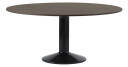 Muuto Midst søylebord Ø 160 Dark Oiled Oak-Black