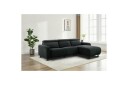 Reclinersofa med hjørne Loft24 Hjørnesofa Loft24 Skaane med manuell reclinerstol Grå Belfast stoff  