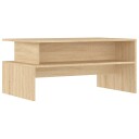 vidaXL Salongbord sonoma eik 90x55x42,5 cm konstruert tre