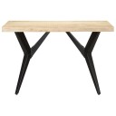 vidaXL Spisebord 120x60x76 cm heltre mango