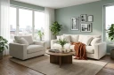 Valencia ekstra dyp 3 seters sofa   Offwhite