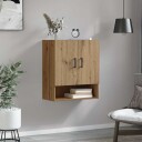  Vegghengt skap Artisan Eik 60 x 31 x 70 cm Konstruert tre