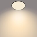 Philips superslim taklampe 43 cm 22W 2700 Kelvin 3-step dim - Svart