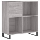  Hifi benk grå sonoma 84,5x38x89 cm konstruert tre