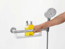Hansgrohe Unica Holdegrep Comfort Med hylle og dusjholder, Hvit/Krom