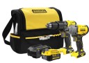 Stanley SFMCK217M1S Kombosett Slagskrutrekker & Drill 18V 4.0Ah