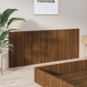 vidaXL Sengegavl brun eik 200x1,5x80 cm konstruert tre