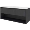 Sanibell Proline møbelpakke 121x46 cm sort eik