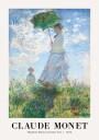 Madame Monet and Her Son 1875 Plakat by Claude Monet Plakat / 70x100cm