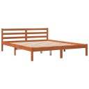 vidaXL Sengeramme brun 180x200 cm heltre furu 8721012361706