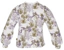 ADINA sweater i mønster "Sommernatt" - lilla