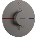 Hansgrohe ShowerSelect Comfort S dusjbatteri, sort krom
