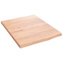 Benkeplate til bad lysebrun 40x50x2 cm behandlet heltre