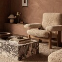 Audo Copenhagen Plinth salongbord multi, rose, low