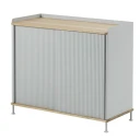 Muuto Enfold skjenk 100 x 45 cm    oiled oak Grey