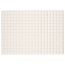 Vidaxl Vektdyne kremhvit 138x200 cm 6 kg stoff