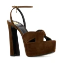 Saint Laurent Dame Sko Brun 41 EU,