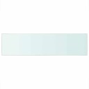 vidaXL Hyllepanel klart glass 100x25 cm